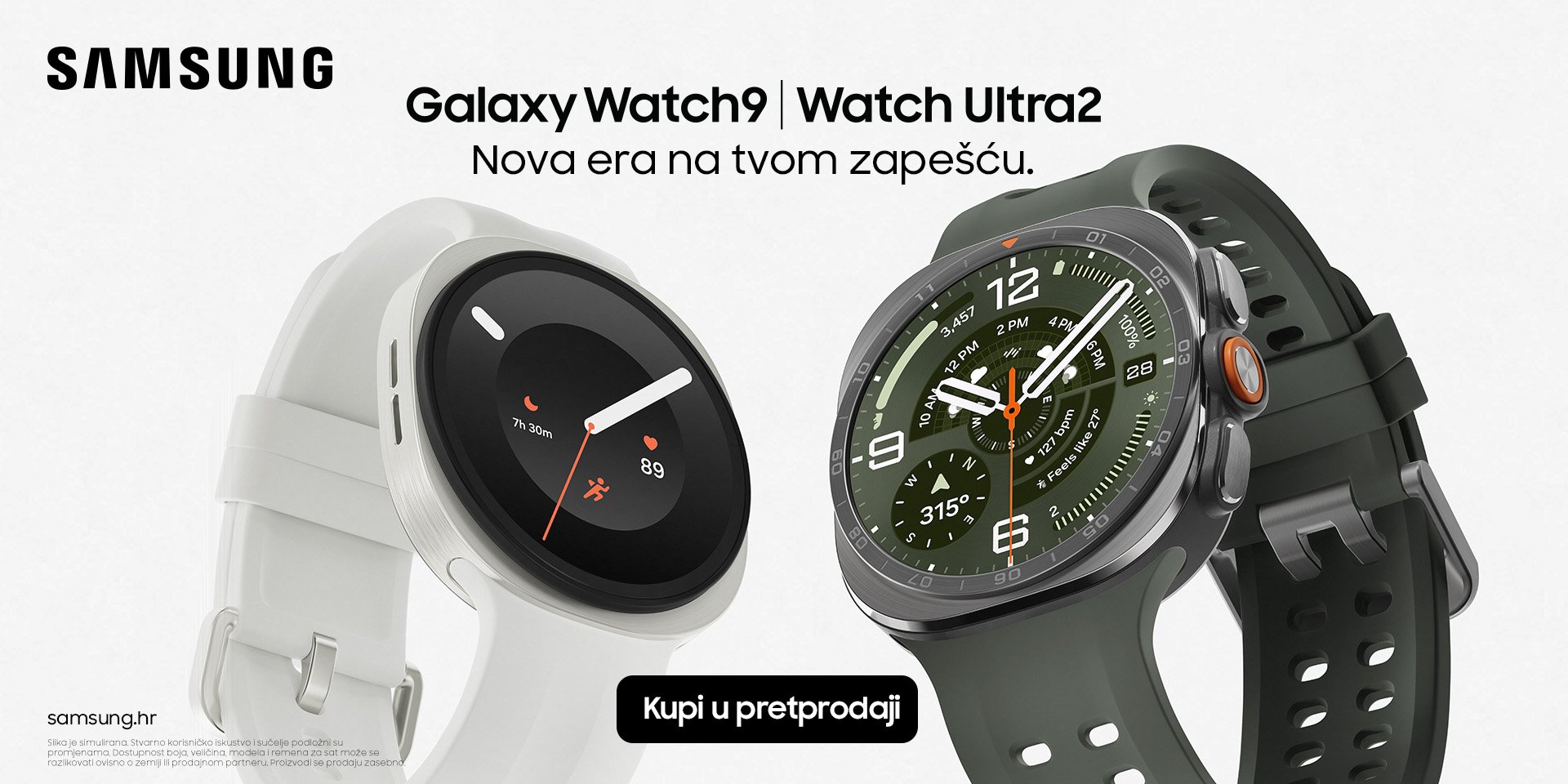 Samsung Galaxy Watch 9 i Watch Ultra 2